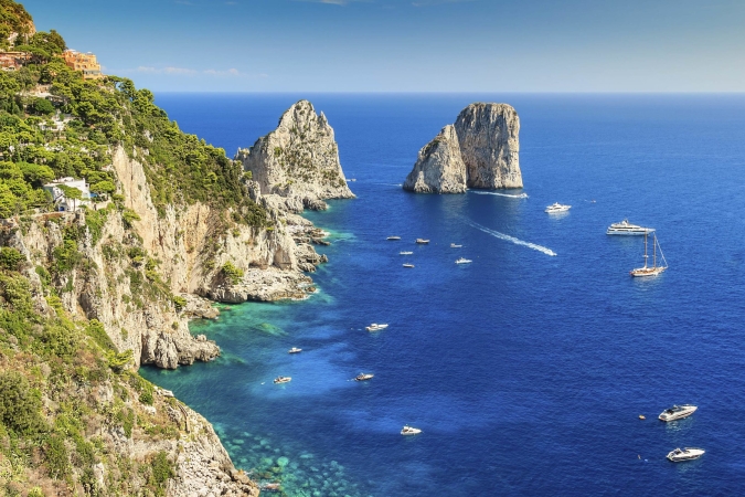 Luxury Yacht Tour of Naples Gulf and Amalfi Coast (8 Days - 7 Nights) Region: Campania Boutique Yacht Cruise Tour